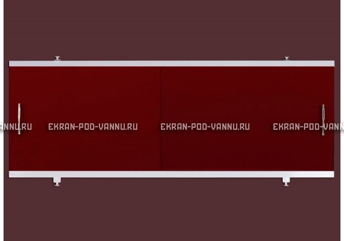 Экран EUROPLEX Универсал бордо под трубы – купить по цене 6250 руб. в интернет-магазине в городе Уфа картинка 1
