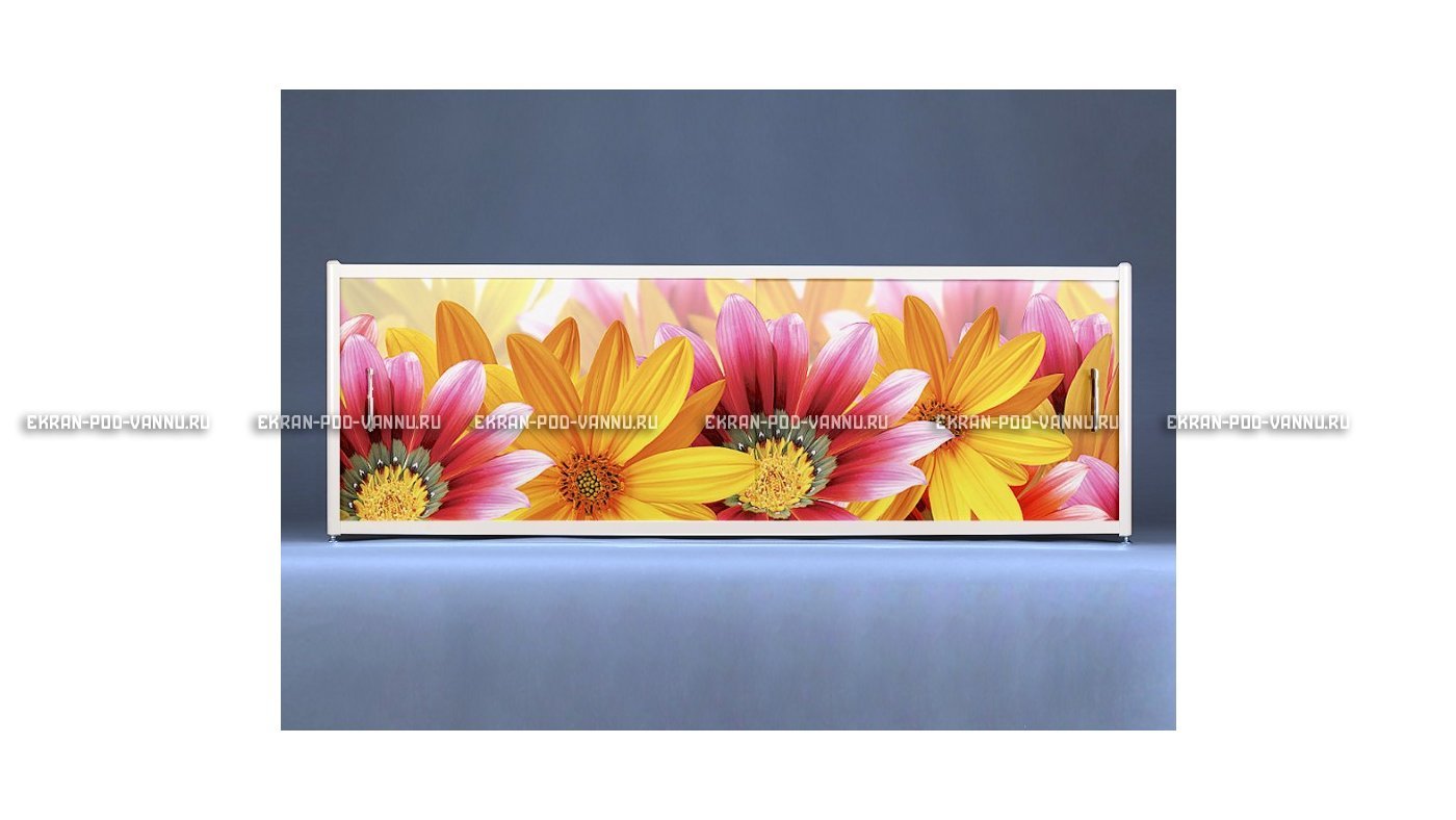 Раздвижной ФОТО экран - Flowers – купить по цене 8500 руб. в интернет-магазине в городе Уфа картинка 6