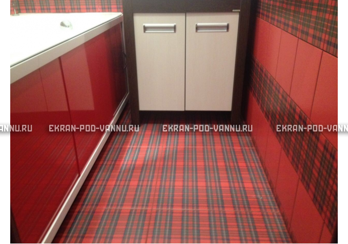 Экран раздвижной EUROPLEX Комфорт красный – купить по цене 6250 руб. в интернет-магазине в городе Уфа картинка 3