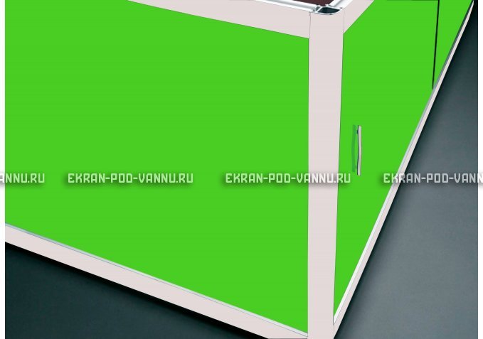 Торцевой экран EUROPLEX Комфорт салатовый – купить по цене 8760 руб. в интернет-магазине в городе Уфа картинка 1