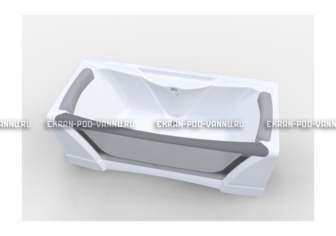 Прозрачная ванна 1MarKa Dolce Vita 180x80 – купить по цене 43200 руб. в интернет-магазине в городе Уфа картинка 2