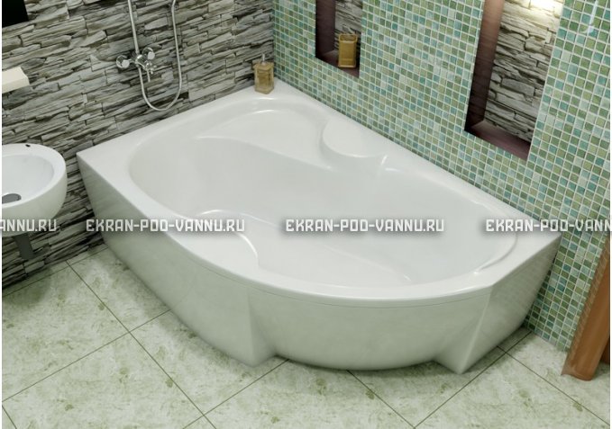 Акриловая ванна Vayer Azalia 160x105 – купить по цене 28220 руб. в интернет-магазине в городе Уфа картинка 1