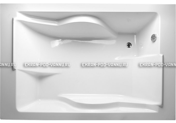 Акриловая ванна Vayer Coral 180x120 – купить по цене 33850 руб. в интернет-магазине в городе Уфа картинка 2