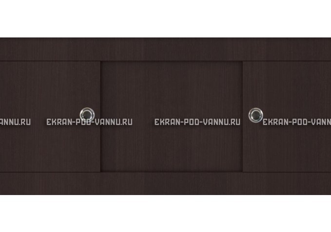 Экран под ванну купе VOD-OK 1500 венге – купить по цене 5390 руб. в интернет-магазине в городе Уфа картинка 2