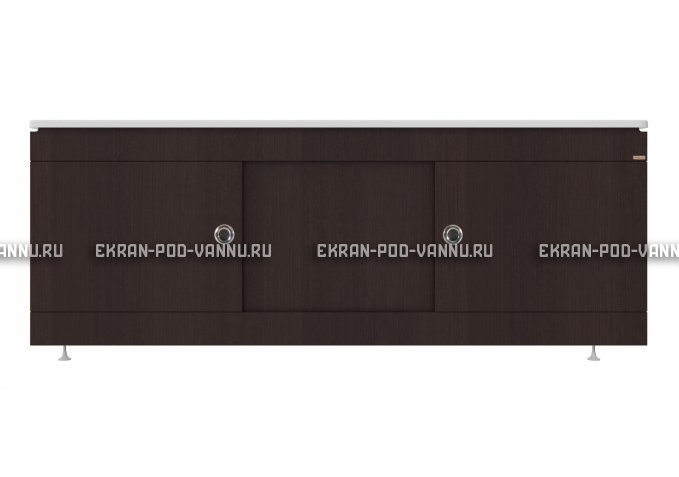 Экран под ванну купе VOD-OK 1500 венге – купить по цене 5390 руб. в интернет-магазине в городе Уфа картинка 1