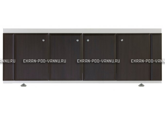 Экран распашной МДФ 150 - Венге – купить по цене 3170 руб. в интернет-магазине в городе Уфа картинка 2