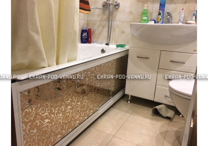 Раздвижной экран EUROPLEX Роликс Золото – купить по цене 12500 руб. в интернет-магазине в городе Уфа картинка 1