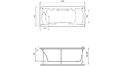 Акриловая ванна Relisan Loara 180x80 – купить по цене 23580 руб. в интернет-магазине в городе Уфа картинка 17