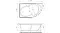 Акриловая ванна Relisan Sofi 170x105 – купить по цене 23480 руб. в интернет-магазине в городе Уфа картинка 17