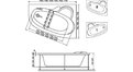 Акриловая ванна Relisan Ariadna 150x100 – купить по цене 25650 руб. в интернет-магазине в городе Уфа картинка 13