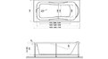 Акриловая ванна Relisan Elvira 160x75 – купить по цене 15940 руб. в интернет-магазине в городе Уфа картинка 13