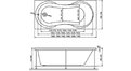 Акриловая ванна Relisan Lada 120x70 – купить по цене 10590 руб. в интернет-магазине в городе Уфа картинка 13