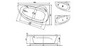 Акриловая ванна Relisan Zoya 140x90 – купить по цене 19000 руб. в интернет-магазине в городе Уфа картинка 13