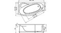 Акриловая ванна 1MarKa Gracia 170x100 – купить по цене 20270 руб. в интернет-магазине в городе Уфа картинка 17