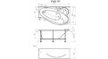 Акриловая ванна 1MarKa Gracia 160x95 – купить по цене 20300 руб. в интернет-магазине в городе Уфа картинка 17