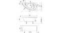 Акриловая ванна 1MarKa Piccolo 150х75 – купить по цене 11310 руб. в интернет-магазине в городе Уфа картинка 25