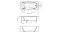 Отрезная ванна 1MarKa Pragmatika 173-155х75 см  – купить по цене 15450 руб. в интернет-магазине в городе Уфа картинка 25