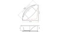 Акриловая ванна Vayer Boomerang 140x140 – купить по цене 53070 руб. в интернет-магазине в городе Уфа картинка 20