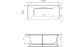 Акриловая ванна Vayer Casoli 170x75 – купить по цене 19110 руб. в интернет-магазине в городе Уфа картинка 10
