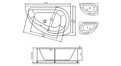 Акриловая ванна Vayer Ismena 160x105 – купить по цене 28350 руб. в интернет-магазине в городе Уфа картинка 21